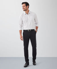 Casual Black Cotton Pant