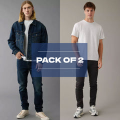 Pack of Two (BLK & DRK BLU) Jean's
