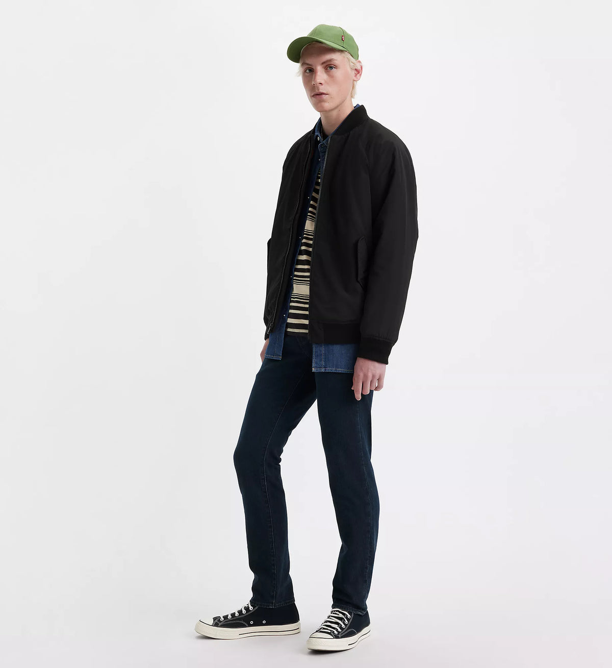 Stretch (Dark Blue) Jean's Slim-Fit