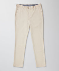 Soft Beige Cotton Casual Pant