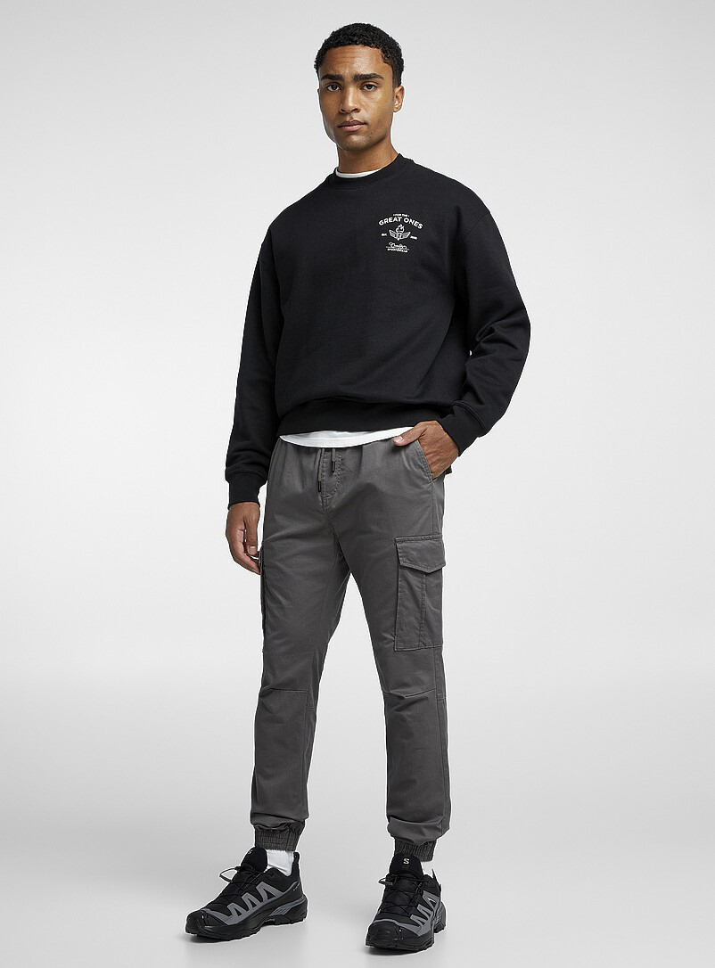 Gray Cargo Trouser