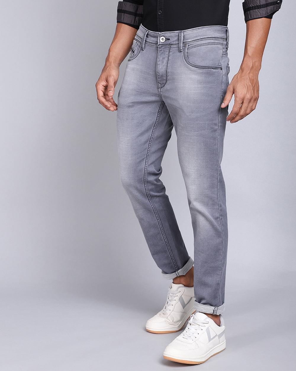 Men's Grey Jeans