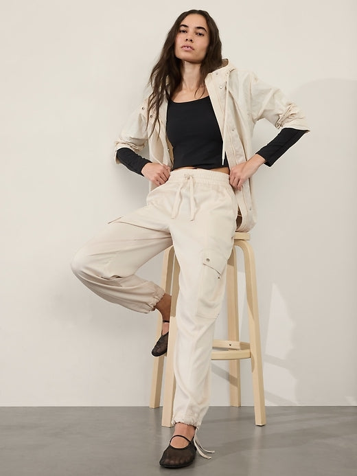 Off White Cargo Trouser For Womens