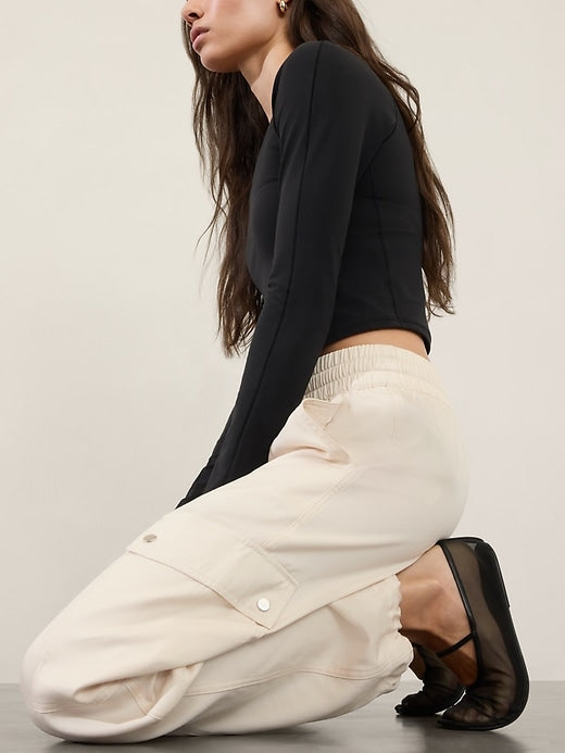 Off White Cargo Trouser For Womens