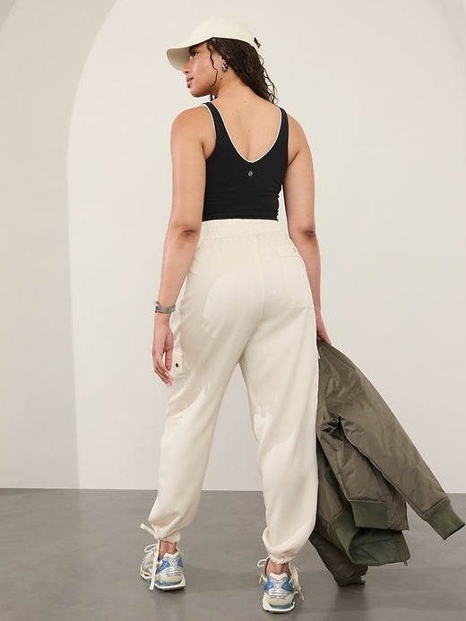 Off White Cargo Trouser For Womens