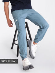Sky Blue Cargo Trouser